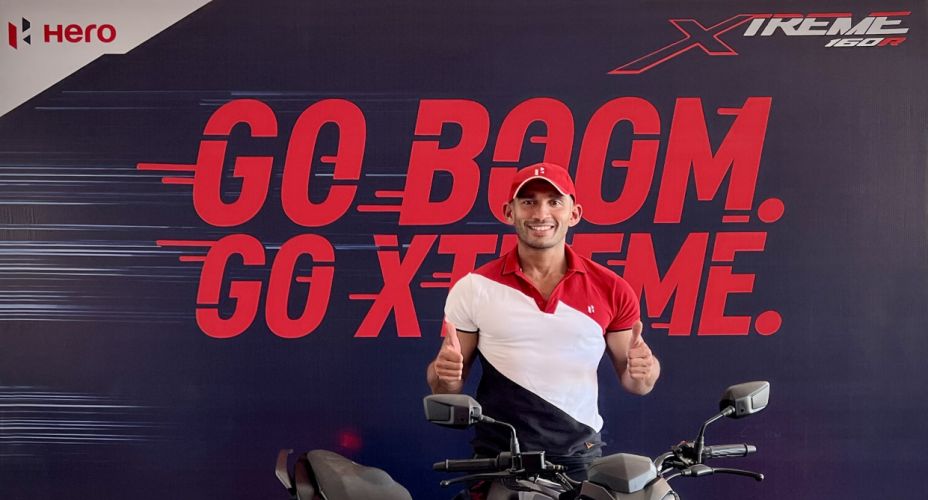 Hero MotoCorp signs Hemanth Muddappa as a Brand Ambassador for the Hero Xtreme 160R